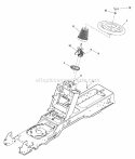 Steering Group - Tilt Steering Diagram and Parts List for GT255400 2690630 Snapper Lawn Tractor