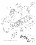 Frame  Front Axle Group - 4Wd Diagram and Parts List for YT23 1695417 Snapper Lawn Tractor