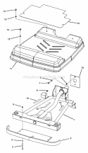 Part Location Diagram of 7042921YP Snapper Bumper, Front
