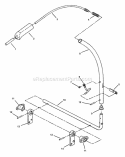 BrakeClutch Lever Assembly Diagram and Parts List for YZ145333BVE  Snapper Lawn Tractor