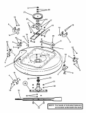 33 Mower Deck Assembly (Part 1) Diagram and Parts List for YZ18336BVE 85693 Snapper Lawn Tractor