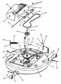 33 Mower Deck Assembly (Part 3) Diagram and Parts List for YZ18336BVE 85693 Snapper Lawn Tractor