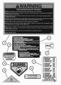 Part Location Diagram of 7075810 Snapper Decal, Operating Instructions