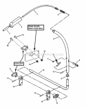 BrakeClutch Lever Assembly Diagram and Parts List for YZ18336BVE 85693 Snapper Lawn Tractor