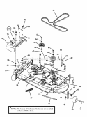 42 Mower Deck Assembly (Part 3) Diagram and Parts List for HZS15423KVE  Snapper Lawn Tractor