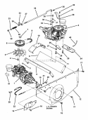 Fender  Transaxle Assembly Diagram and Parts List for HZS18483BVE  Snapper Lawn Tractor