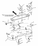 48 Mower Deck Assembly (Series 4) (Part 1) Diagram and Parts List for YZ20484BVE  Snapper Lawn Tractor