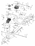 Fender  Transaxle Assembly Diagram and Parts List for YZ20485BVE 84943 Snapper Lawn Tractor