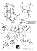Joystick  Operator Seat (Part 1) Diagram and Parts List for YZ20485BVE 84943 Snapper Lawn Tractor