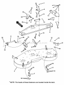 48 Mower Deck Assembly (Part 1) Diagram and Parts List for YZ20485BVE 84943 Snapper Lawn Tractor