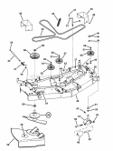 48 Mower Deck Assembly (Part 2) Diagram and Parts List for YZ20485BVE 84943 Snapper Lawn Tractor