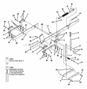 Part Location Diagram of 7079740YP Briggs and Stratton (c) handle top deck