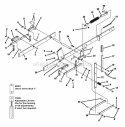 Deck Lift Parts 14 18 20 Hp Models Diagram and Parts List for Z1802K 80185 Snapper Lawn Tractor