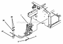 Joystick Steering Control Parts (Part 1) Diagram and Parts List for Z1805KV 80919 Snapper Lawn Tractor