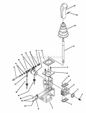 Joystick Steering Control Parts (Part 2) Diagram and Parts List for Z1805KV 80919 Snapper Lawn Tractor