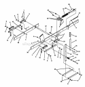 Deck Lift Parts Diagram and Parts List for Z1805KV 80919 Snapper Lawn Tractor