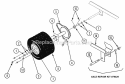 Final Drive Wheel WWelded Hub Diagram and Parts List for Z160T 82149 Snapper Lawn Tractor