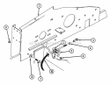 Joystick Side Plate Diagram and Parts List for Z160T 82149 Snapper Lawn Tractor