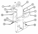 Part Location Diagram of 7079106YP Murray (C) SLIDE PLATE WELD