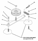 Single Idler Assembly Diagram and Parts List for Z1802K 80185 Snapper Lawn Tractor