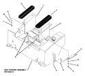 Arm Rest Assembly Diagram and Parts List for Z1802K 80185 Snapper Lawn Tractor