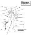 Double Idler Assembly (Part 1) Diagram and Parts List for Z1802K 80185 Snapper Lawn Tractor