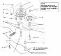 Double Idler Assembly (Part 2) Diagram and Parts List for Z1802K 80185 Snapper Lawn Tractor