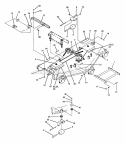 60 Deck Assembly Diagram and Parts List for Z6004M  Snapper Lawn Tractor Accessories