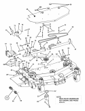 52 Mower Deck Components (Part 2) Diagram and Parts List for EZF2101DKU  Snapper Lawn Tractor