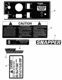 Part Location Diagram of 7073798YP Murray (C) DECAL CONTROL PA