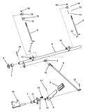 Parking Brake Assembly Diagram and Parts List for ZF2200K  Snapper Lawn Tractor