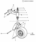 Part Location Diagram of 7047138YP Murray (C) WELD ARM TELESC