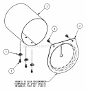 Air Intake Assembly Diagram and Parts List for ZF2501KH  Snapper Lawn Tractor