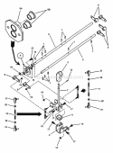 Joystick Control Assembly Diagram and Parts List for ZF2501KH  Snapper Lawn Tractor