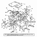 73 Deck Frame Assembly Diagram and Parts List for ZF2501KH  Snapper Lawn Tractor
