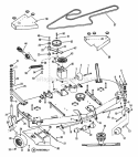 73 Mower Deck Assembly Diagram and Parts List for ZF2501KH  Snapper Lawn Tractor
