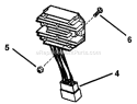Electrical Components (Except Wiring) (Part 2) Diagram and Parts List for ZF6100M  Snapper Lawn Tractor