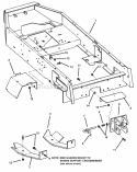 Part Location Diagram of 7042628YP Murray (C) WELD HITCH PLATE