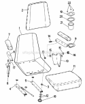 Part Location Diagram of 7036479 Snapper Pad, Armrest