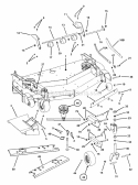 61 Mower Deck Components (Part 1) Diagram and Parts List for ZF2501KH  Snapper Lawn Tractor