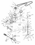 Part Location Diagram of 7044784YP Briggs and Stratton Weld 52 deck