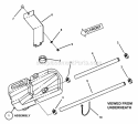 Hydro Reservoir Assembly (Left Hand) Diagram and Parts List for ZMT2500KH  Snapper Lawn Tractor