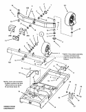 Part Location Diagram of 7054507 Snapper Caster Wheel