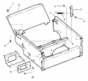 Part Location Diagram of 7042946YP Murray (C) WELD, FRAME, UPPE