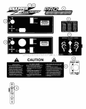 Part Location Diagram of 7073603YP Briggs and Stratton (c) decal control pa