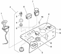 Part Location Diagram of 7072517SM Murray THROTTLE/CHOKE ASSEMBLY