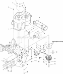 Part Location Diagram of 503848262 Snapper Bracket, Muffler Support