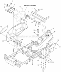 Part Location Diagram of 5048704DYP Murray WELD BRACKET FUEL TAN