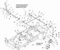 Parking Brake Group Diagram and Parts List for ZT18440KH 5091000 Snapper Lawn Tractor