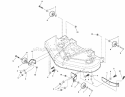 50 Mower Deck - Caster Mount Group Diagram and Parts List for EZT20500BV 5091003 Snapper Lawn Tractor